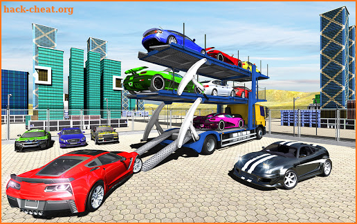 Modern Car Transporter Truck Games: Airplane Games screenshot