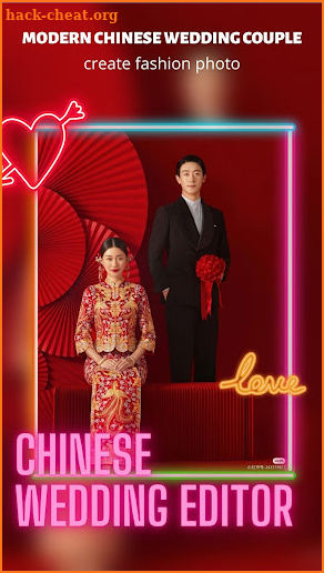 Modern Chinese Wedding Couple screenshot