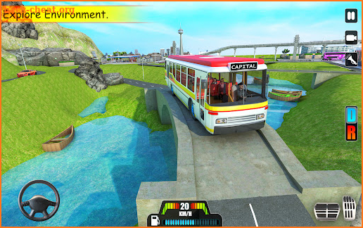 Modern Coach Bus Simulator: Offroad Bus Driving screenshot