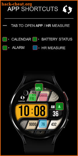 Modern Digital Watch Face IN21 screenshot