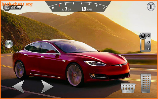 Modern Electric Car Simulator 2021 Model X Driving screenshot