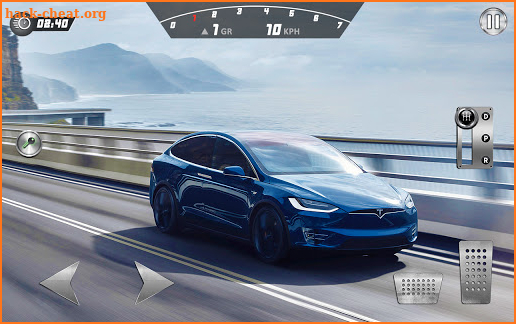 Modern Electric Car Simulator 2021 Model X Driving screenshot