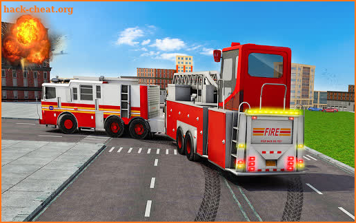Modern Firefighter Fire Truck Driving Simulator screenshot