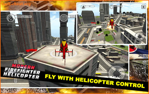 Modern Firefighter Helicopter screenshot