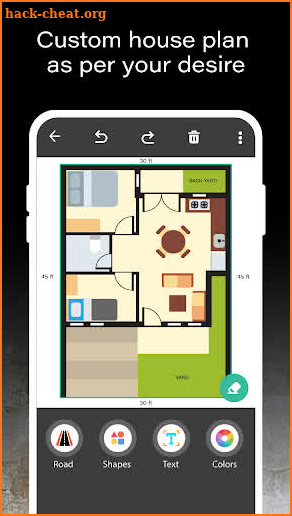 Modern House design Draw House screenshot