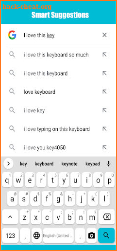 Modern Keyboard screenshot