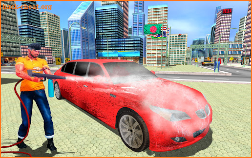 Modern Limo Car Wash Games: Limousine Driving Sim screenshot