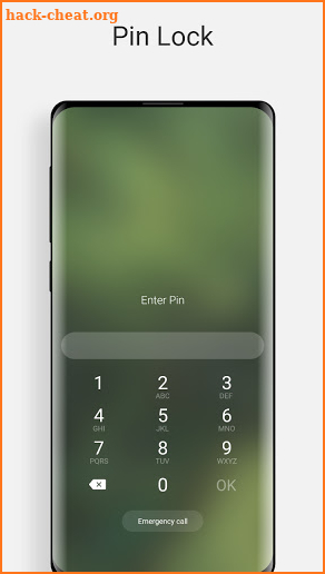 Modern M Lock Screen screenshot