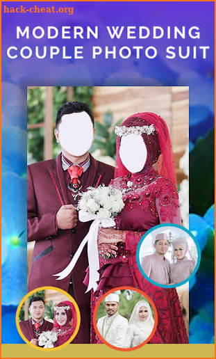 Modern Muslim Wedding Couple Photo Suit screenshot