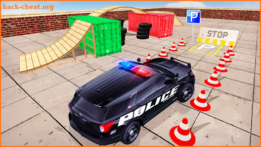 Modern Police Car 3D Parking- Car Driving Games screenshot