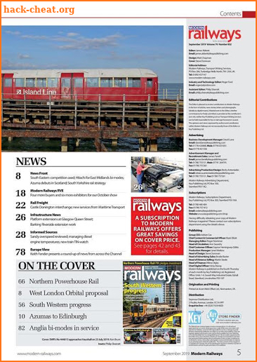 Modern Railways Magazine screenshot