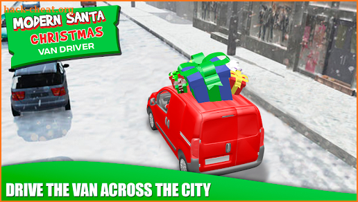 Modern Santa Gift Delivery - Christmas van drive screenshot