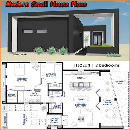 Modern Small House Plans screenshot