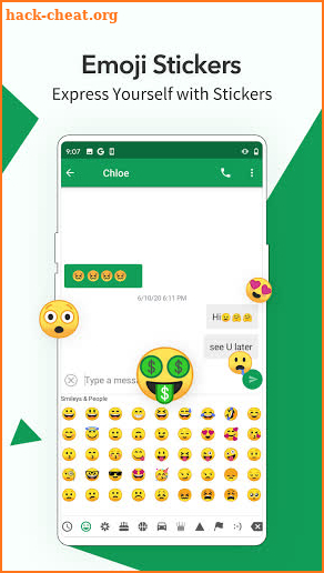 Modern SMS screenshot
