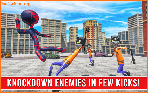Modern Stickman Spider: Rope Hero Gangster Mafia screenshot