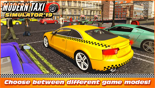 Modern Taxi Driving 3D screenshot