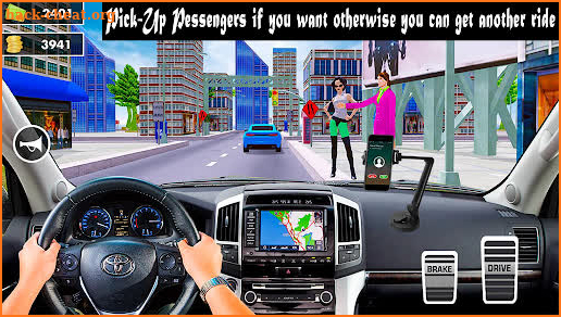 Modern Taxi new simulation Driving Game 2021 screenshot