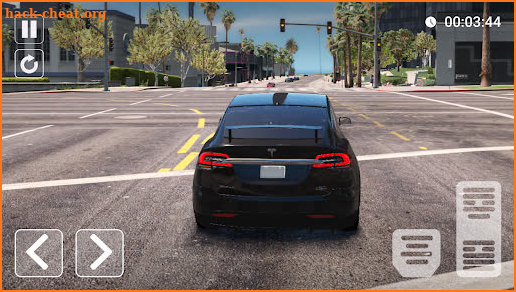 Modern Tesla Model X Car Drive screenshot