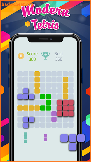 Modern Tetris screenshot