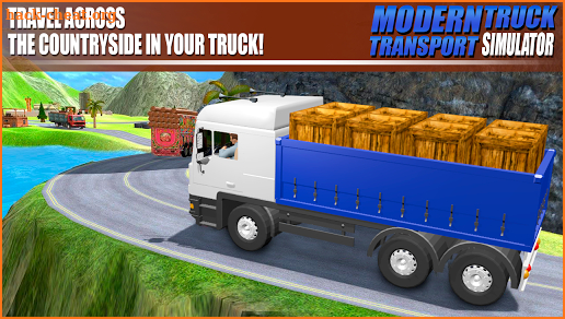 Modern Truck Transport Simulator screenshot