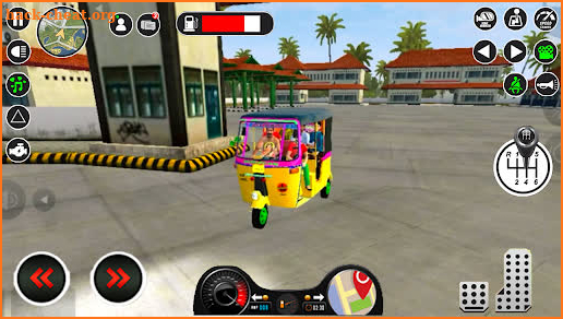 Modern Tuk Tuk Auto Driver 3D screenshot