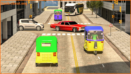 Modern Tuk Tuk Auto Rickshaw: City Driving screenshot