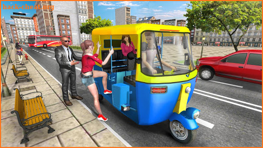 Modern Tuk Tuk Auto Rickshaw: Free Driving Games screenshot