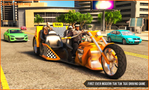 Modern Tuk Tuk Driving Simulator: City Taxi Driver screenshot