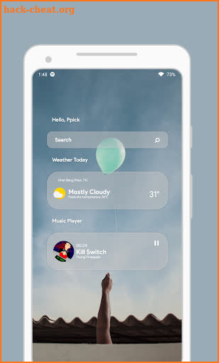 Modern UI for KWGT screenshot