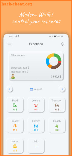 Modern Wallet screenshot