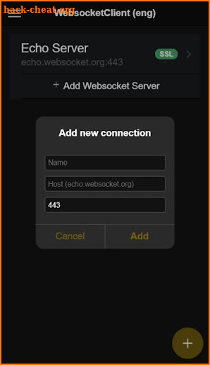 Modern Websocket Client screenshot