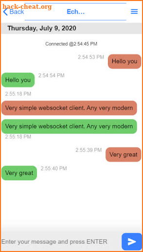 Modern Websocket Client screenshot