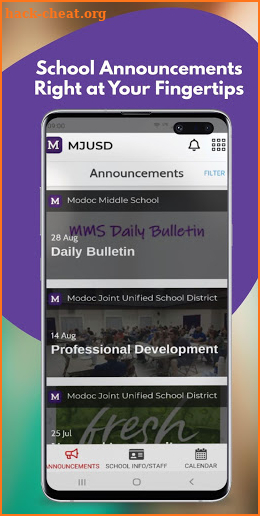 Modoc Joint Unified School District App screenshot