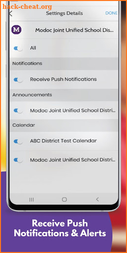 Modoc Joint Unified School District App screenshot