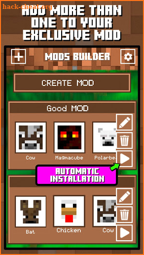 Mods Builder for Minecraft PE screenshot
