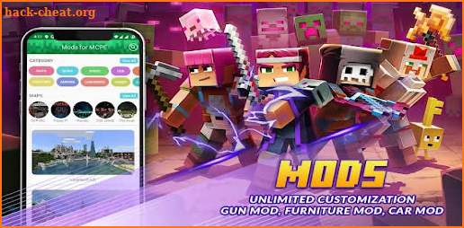 Mods for Minecraft PE - Addons screenshot