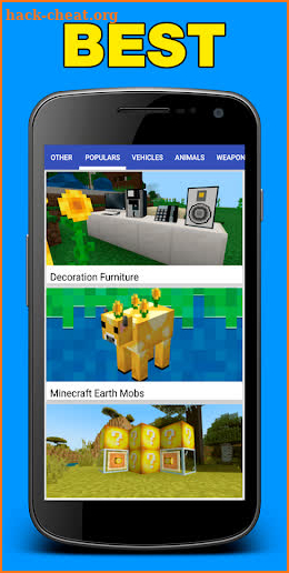 Mods for Minecraft (Pocket Edition) screenshot