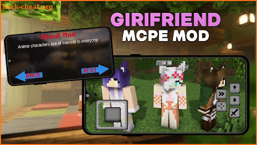 Mods Girlfriend Minecraft PE screenshot