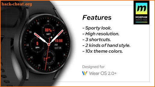 Moepaw AW001 Watch Face screenshot