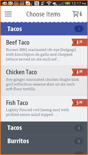 MOGO Korean Fusion Tacos screenshot