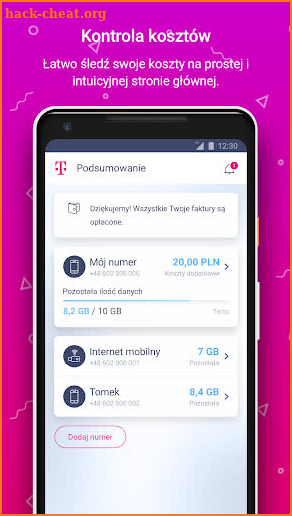 Mój T-Mobile screenshot