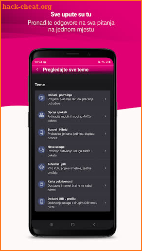 Moj Telekom HR: Pregled i upravljanje uslugama screenshot