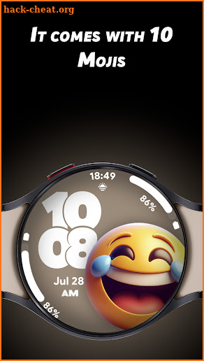 Moji Dial - Watch face screenshot