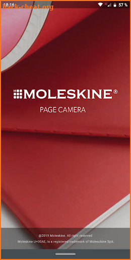 Moleskine Page Camera screenshot