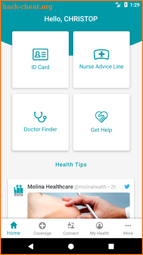 Molina HealthinHand screenshot