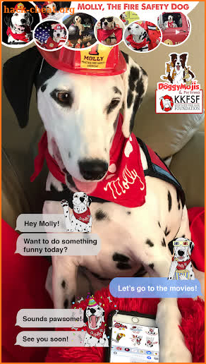 MollyMoji - Dalmatian dog emojis & stickers screenshot