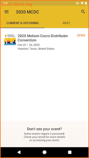Molson Coors Meetings & Events screenshot