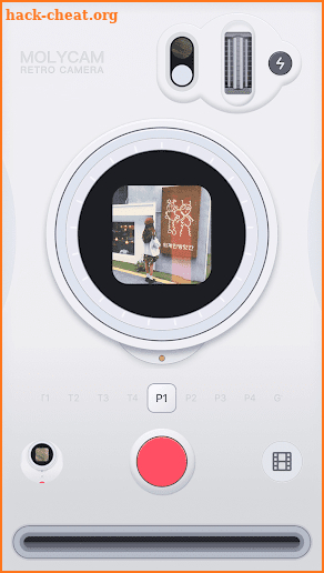 MolyCam: instant film camera, instax print cam app screenshot