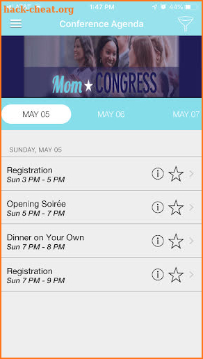 MOM Congress 2019 screenshot
