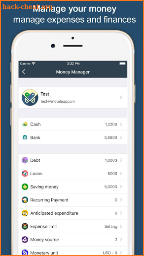 MoMa - Personal Money Manager screenshot